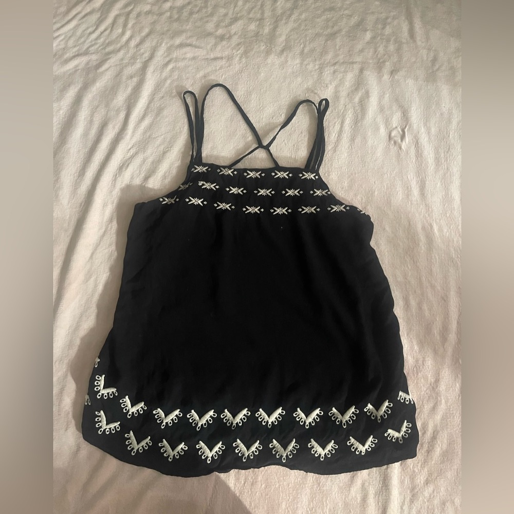 LOFT black blouse